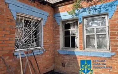 Russian shelling on Sumy region leaves two injured – Prosecutor’s Office. PHOTO