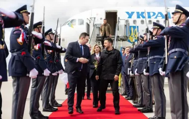 Зеленський прибув до Чехії з візитом