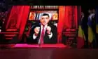Far-right Trump ally George Simion wins first round of Romanian presidential elections – video