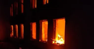 На Херсонщині через російські дрони згоріла школа