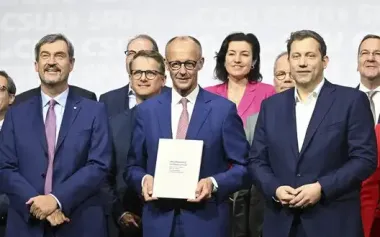 In Germany, CDU/CSU and the Social Democrats signed coalition agreement: May 6 to vote on Merz’s appointment as chancellor