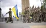Ukrainian servicemembers take part in military parade in London. PHOTOS