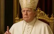 Трамп заявил, что не причастен к своему портрету в образе Папы Римского