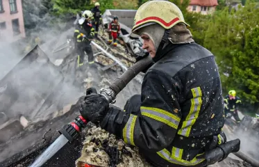 Russia attacked Kharkiv with 20 "Geraniums" — photos and video of the consequences
