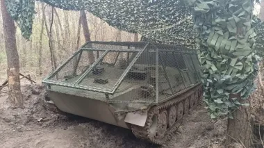 Ukraine's Metinvest launches production of protective shields for MT-LB armored vehicles