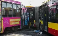 В Польше столкнулись автобус и трамвай: 11 пострадавших