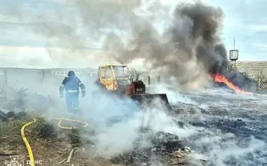 Russian forces strike Kupiansk district with GABs: teenager injured, fires reported. PHOTOS