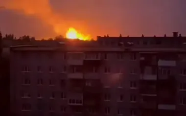 Ruscists launched massive attack on Sloviansk with "Shahed" drones: hits in industrial area. VIDEO
