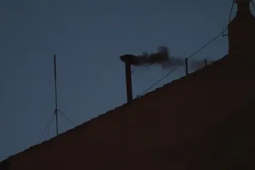 The conclave failed to elect a new Pope on the first try