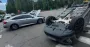 У центрі Києва авто перекинулось на дах: ускладнено рух
