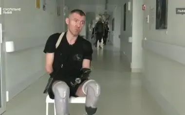 Soldier Mykola Shot, who has had four amputations, is undergoing rehabilitation in Lviv: "I want to go into sports. I’m going to take up running. I dream of becoming a Paralympian". VIDEO