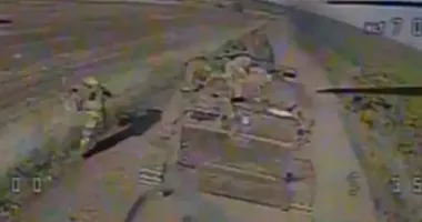 Бригада "Помста" ліквідувала росіян, які загоряли на бронетехніці