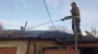 Russians attack Nikopol district in Dnipropetrovsk Oblast, injuring man and causing fire – photo
