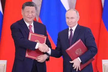 Ukraine-Russia war live: Putin’s allies attend Victory Day parade in Moscow after Trump backs 30-day ceasefire