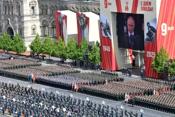 The Latest: World marks victory over Nazis 80 years on