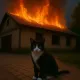 Кот мяуканьем спас жизнь целой семье во Львовской области: как это произошло