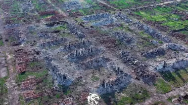 City levelled to the ground: soldiers post photos showing Vovchansk in Kharkiv Oblast