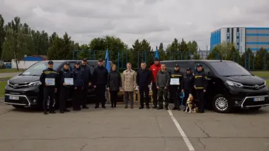 Estonia transfers equipment and machinery to psychological units of Ukraine's Emergency Service