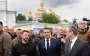 Зеленский, Макрон и Стармер прогулялись по центру Киева