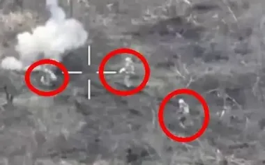 Ukrainian drones are killing occupiers who abandoned their wounded accomplice. VIDEO
