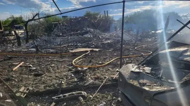 Russian airstrike kills two in Kharkiv Oblast