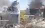 Russian Tor-M2 SAM system burns out after drone strike in Kherson region. VIDEO