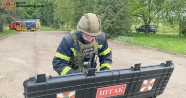 Обстріл Івано-Франківщини: пожежу ліквідовано, жертв немає