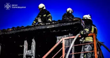 У Харкові сталася масштабна пожежа на СТО