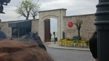 Delegations arrive at Dolmabahce Palace