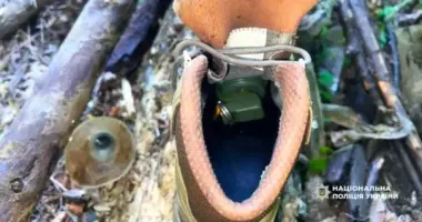 В Полтаве возле парка в ботинке нашли боевую гранату