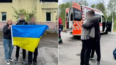 Ukrainian boy, 15, reunited with his dad after being brought back from Russian-occupied territory