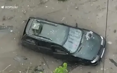Ukrainian defenders destroyed enemy vehicle, two surveillance cameras and three Russian positions in Kharkiv region.. VIDEO