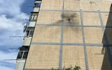 Enemy continues shelling frontline areas of Dnipropetrovsk region; enterprise and homes damaged. PHOTOS
