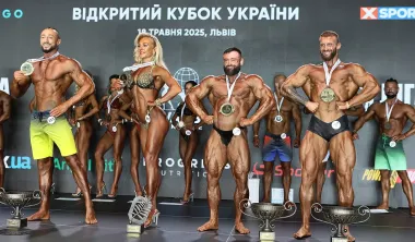 Скандал во Львове: бодибилдер из Днепра выступал под музыку на русском языке (видео)