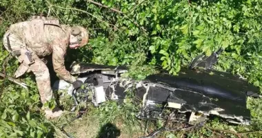 На Сумщині знищили бойову частину російського дрона, який впав і не вибухнув