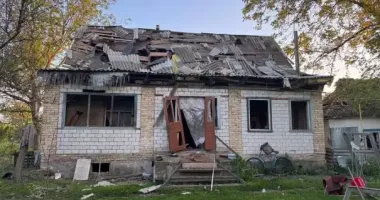 На Київщині уламки російського БпЛА впали на будинок: постраждала сім'я з трьома дітьми
