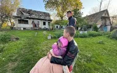 Ruscists attacked Kyiv region with drones: family was injured and damage was caused. PHOTOS