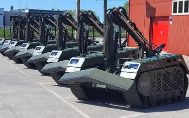 France will finance and transfer robotic demining systems to Ukraine. PHOTO