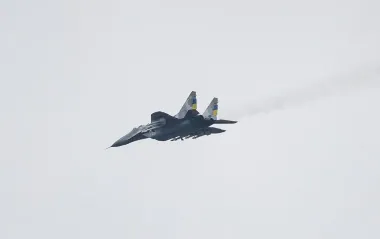 Український МіГ-29 знищує "Шахед": льотчик показав відео нічного бою