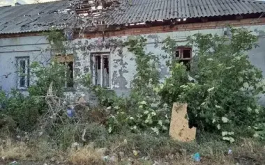At night, enemy launched massive drone attack on Dnipropetrovsk region: enterprise and power lines were damaged.. PHOTO
