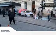 Во Львове водитель врезался в остановку: пострадала девушка