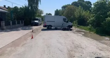 На Тернопільщині водій Opel збив мотоцикліста