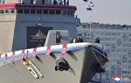 Новый эсминец КНДР попал в аварию на глазах у Ким Чен Ына