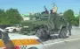 Armored vehicles and electronic warfare systems deployed at temporary checkpoints in Moscow after drone attack.. VIDEO