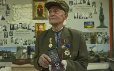 94-year-old OUN underground fighter Ihor Oleshchuk receives award from SOF: "Back then, there were thousands of us. Now there are millions". VIDEO