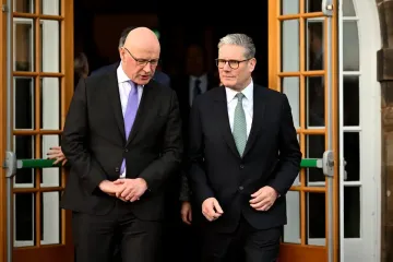 ‘Key issues’ including trade discussed in talks between Starmer and Swinney