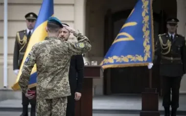 President Zelenskyy confers top honors on Ukrainian marines. PHOTOS