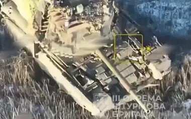 3rd SAB fighters destroy dozens of occupiers’armored vehicles in Kharkiv region using drones donated by Kyiv community. VIDEO