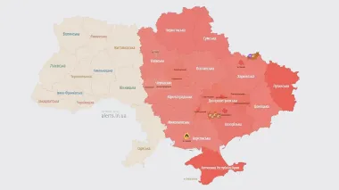 В Киеве и большинстве областей тревога из-за угрозы баллистики и вражеских БпЛА