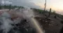 Ворог двічі ударив по підприємству у Сумах: рятувальники ліквідували пожежу